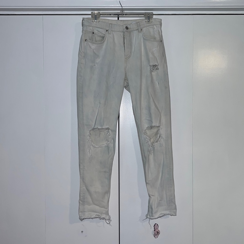 Bleached Boyfriend Jeans